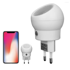 Night Lights EU Plug Sensor LED Smart Home Automatically Switch On/Off Feeding Lamp Babies Cute Bedroom Decoration Ornaments