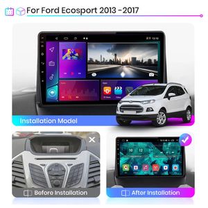 Android-Auto-Video-Stereo-Radio-Player für Ford Eco Sport 2013–2017, 9-Zoll-GPS-Navigation mit WLAN