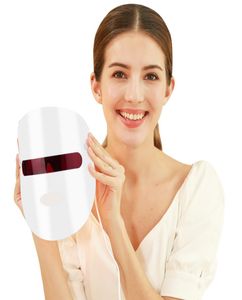LED Mask 7 Color Facial Pon Therapy Skin Rejuvenation Anti Acne Wrinkle Removal Tighten Pores Beauty Salon Skin Care
