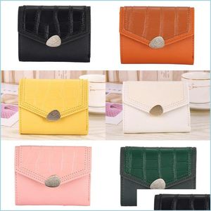 Money Clips Serpentine Love Card Holder Money Clips Fashion Mti-Function Hold In The Hand Ladies Wallet Buckle Color St Dhseller2010 DHKIK