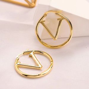 Charm Women Premium Gold Earrings Stainless Steel Accessory Studs Earrings Luxury Wedding Letters Fashion Womens Earringss Valentine Day Jewelry ZG1809