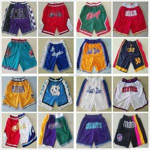 Мужские шорты команды баскетбол Шорт Just Don Sports Shorts Mesh Retro сшитые брюки хип