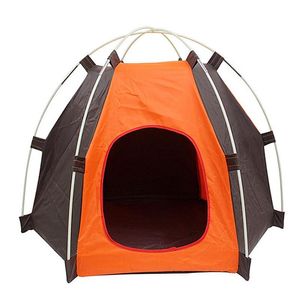 Kapalı Ev Çadırı toptan satış-Taşınabilir Dayanıklı Pet Kedi Köpek Evi Katlanabilir Sevimli Evcil Çadır Açık Kapalı Çadır Küçük Köpek Yavru Kedi Kedi Yavru Köpek Ev Kennel Tents243D