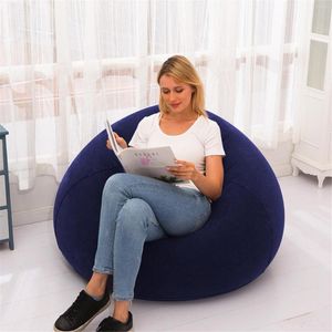 Pillow Inflatable Couch Chair SofaBean Bag For Adults Furniture Bedroom Movie Night