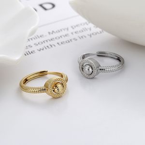 Imitação de ouro anel de ouro, boa sorte vem anel de ouro para mulheres anel de design minoritário temperamental