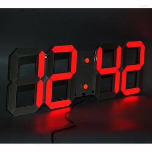 Orologi da parete Orologio a LED con ampio display con telecomando Conto alla rovescia/Timer progressivo Temperatura Data 6'' Cifre alte visibili