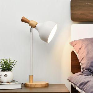 Lâmpadas de mesa odiff simples moderno quarto de cabeceira lâmpada nórdica de escritório personalizada mesa estudante de aluno dormitório para proteção para olhos leitura