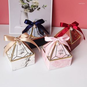 Opakowanie prezentów 20/50/100pcs papierowe pudełko cukierki czekoladowe dla dzieci torba opakowań baby shower urodziny świąteczne przyjęcie