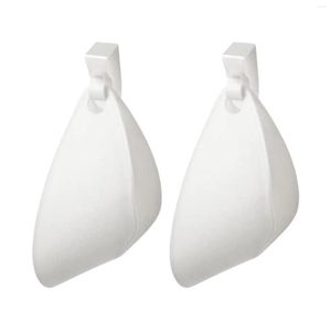 Ganci Supporto per asciugacapelli Cremagliera resistente all'usura Robusto organizzatore di colpi per lavabo da bagno Toilette Salone di bellezza 2 pezzi