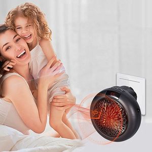 Electric Heater Room Bathroom Space Mini Portable Wall Mounted Desk Table Stand Plug In PTC Ceramic Air Heating Fan