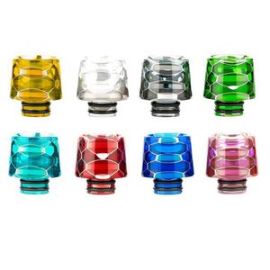 Resin 510 Drip Tips Snake Skin Mouth Wide Bore Mouthpiece Fit EGO ONE Vaporizer 1453 TFV8 BABY Tank Atomizer
