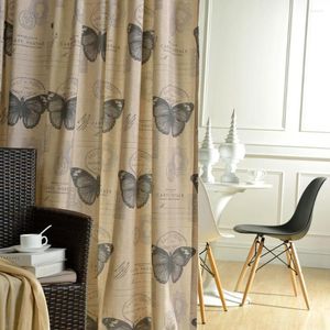 Cortina Galleze Shade Linen Janela Trel Modern Contrated Printing Children Room