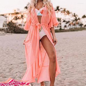Vestido de banho feminina vestido de praia sexy feminino feminino de praia encobrir cardigan biquíni ups kaftan maiô de banho de sarongue