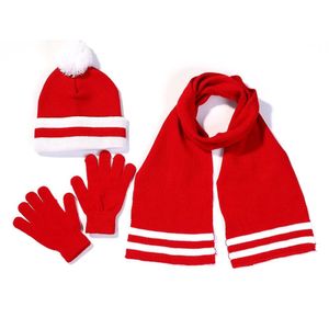 Шляпа шляпы Swak Girls шляпа шарф Glove Setkids холодная погода