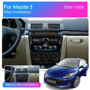 Android Auto Video 2 Din 9 Zoll Touchscreen MP5 Player mit GPS Navigation Stereo WIFI Head Unit USB SD FM AM für MAZDA 3 2006-2013