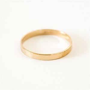 Ringos de cluster 14K Gold Gold Flat Band Ring Minimalism Jóias ANILLOS MUJER BAGA BAEMIAN FEMME ANENLI ANEIS RINGS 220921