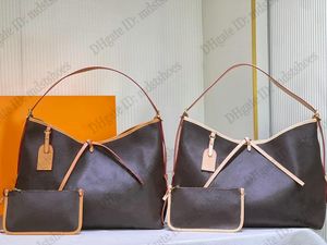 Carry All PM MM Hobos Classic Monograms Canvas Leather Shoulder Bag with Clutch Bag Designers Womens Handbag 2sets M46203