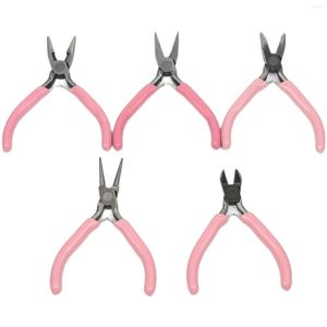 Ювелирные инструменты Pliers Оптовые аксессуары DIY оборудование розовая черная круглая голова.