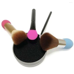 Makeup Brushes Brush Color Removal Sponge Easily Dry Clean Cleaner Reusable/Switch Eyeshadow Colored For Blush