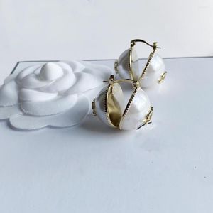 Hoop Earrings High Quality Pearl Brand Style Please Contact Shoppers For More Pictures