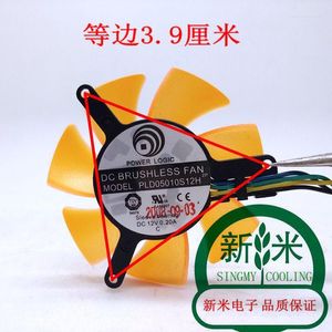 Computer Coolings PLD05010S12H DC2V 0.20A Pitch 39MM For 8500GT 8600GT 9400GT 9500GT GT210 Graphics Card Cooling Fan