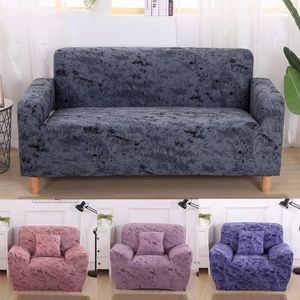 Chair Covers Pure Color Purple Sofa Cover Elastic Slipcover Stretch Furniture Protector For Living Room Couch CoverChair