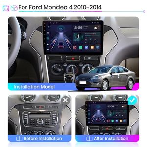 WiFi Bluetooth Navigasyon DVD Radyo GPS MP5 ile Ford Mondeo 2011-2013 için Dash Car Video Player Android