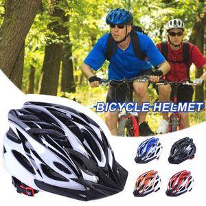 사이클링 헬멧 2022 조정 가능한 사이클링 헬멧 MTB 초경량 레이싱 사이클링 헬멧 야외 스포츠 마운틴로드 자전거 헬멧 헤드 프로텍터 T220921
