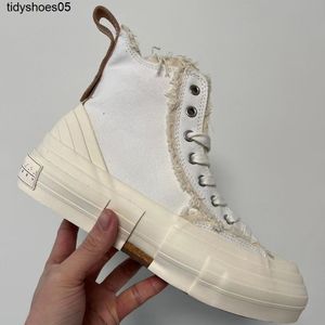 Xvessels/Vessel Wu same Jianhao's white high top inner raised thick soled canvas shoes vulcanized shoes for men and women beggars PX3D