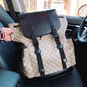 Designer bag backpack Luxury Brand Purse Double shoulder straps backpacks Women Wallet Real Leather Bags Lady Plaid Purses Duffle Luggage by top99 001