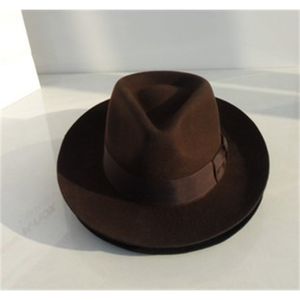 Hüte mit breiter Krempe, Woll-Fedora-Hut, Unisex, Filz, für Erwachsene, Mode, Trilby, Kopfbedeckung, Herrenkappe B-8130 220922