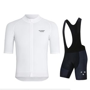 Conjuntos de Camisas de Ciclismo PAS NORMAL STUDIOS Marca Branco PNS Esportes Masculinos de Verão Camisa de Manga Curta Mountain Bike Wear Ciclismo 220922