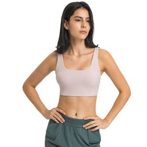 L-302 Filo senza orlo Yoga Abiti sportivi reggiseno sportivo con tracolla regolabile posteriore a forma di U da donna