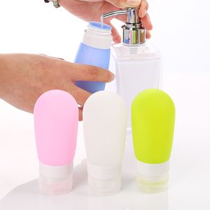 38ml Portable Round Silicone Travel Bottles Cosmetics Shampoo Container Candy Color Travel Emulsion Bottling 20220922 Q2