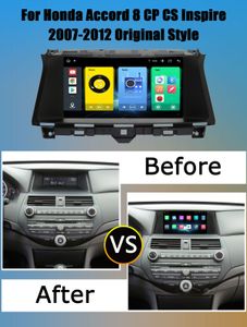 9 tum Android Car Video Radio GPS Navigation Multimedia Player f￶r Honda Accord 8 2008-2013