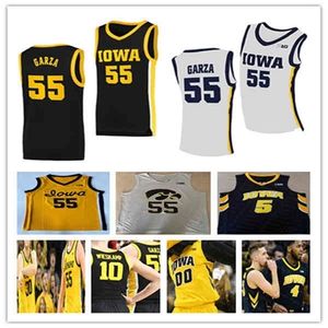 WSKT Custom College Iowa Hawkeise Jersey Basketball Лука Гарза Киган Мюррей Крис Патрик МакКаффера Боханнон Тони Перкинс Филип Ребрака Пэйтон