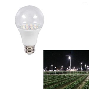Grow Lights E27 7W LED温室フルーツフルスペクトル植物電球AC85V-265V