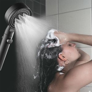 Bathroom Shower Heads Bathroom Shower Head Pressurized Large Water Output Household With Stop Button 5speed Adjustable Water Heater Shower Head 220922