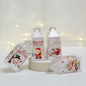 Noel Işıkları Çocuklar İçin Dekorasyon Noel Baba Elk Kardan Adam Noel Ağacı Desen Ev Dekoru Yenilik Hediyeleri yx D3