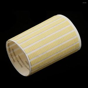 Watch Repair Kits 22.5x7mm Sticky Label Self Adhesive Sticker Plain Blank Address Yellow