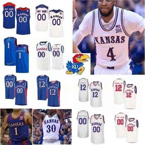 SJ College Kansas Jayhawks Basketball -Trikot 10 Sviatoslav Mykhailiuk 11 SJ Sh Jackson 12 Chris Teahan Kelly Oubre Jr.