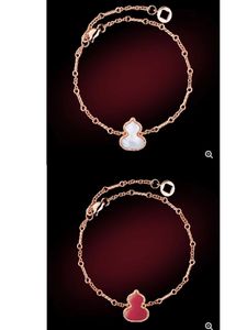 925 Sterling Silver Transfer This Life Year Red Duter Necklace Female Summer 18k Gold Niche Sense of Light Accury Earrings Bracelet