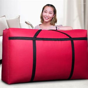 Borse portaoggetti Tela solida Stile coreano Organizzatore antipolvere Custodia per rifinitura Dormitorio portatile Contenitore per guardaroba durevole da viaggio