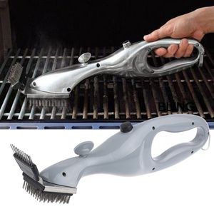 BBQ Tools Accessories Barbecue Grill Cleaning Brush Portable Steam or Gas Cleaner Kitchen 220922