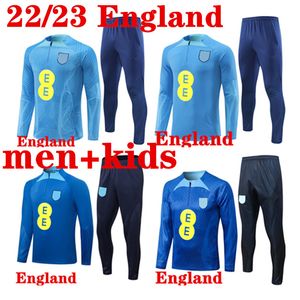 2022 2023 Engeland trainingsvoetbal jersey trainingspak Kane Sterling Rashford Sancho Grealish 22 23 Men Kids National England Football Sets Uniform
