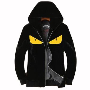 Realfine Jacke 5A FD Bug Eyes Samtjacke mit Kapuze für Herren Größe M-3XL 2022.9.19