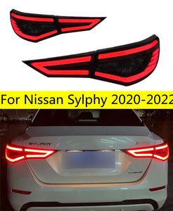 Bilens bakljus för Sylphy 20 20-2022 New Sentra Tändskor Bakre lampa LED DRL Running Signalbroms Omvänd parkeringsljus