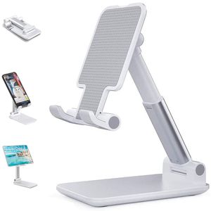 iPhoneの携帯電話ホルダースタンドiPad Xiaomi Huawei Metal Desktop Tablet Holder Table Cell foldable Supportサポート