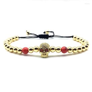 Bracelets de charme 2022 pulseira vintage Men temperamento pavor