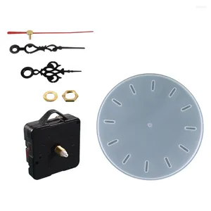 Wall Clocks Clock Mold Epoxy Resin Molds Diy Movement Watch Decor Craft Casting Silicone Accessories Arabic Numeral Acrylic Dial
